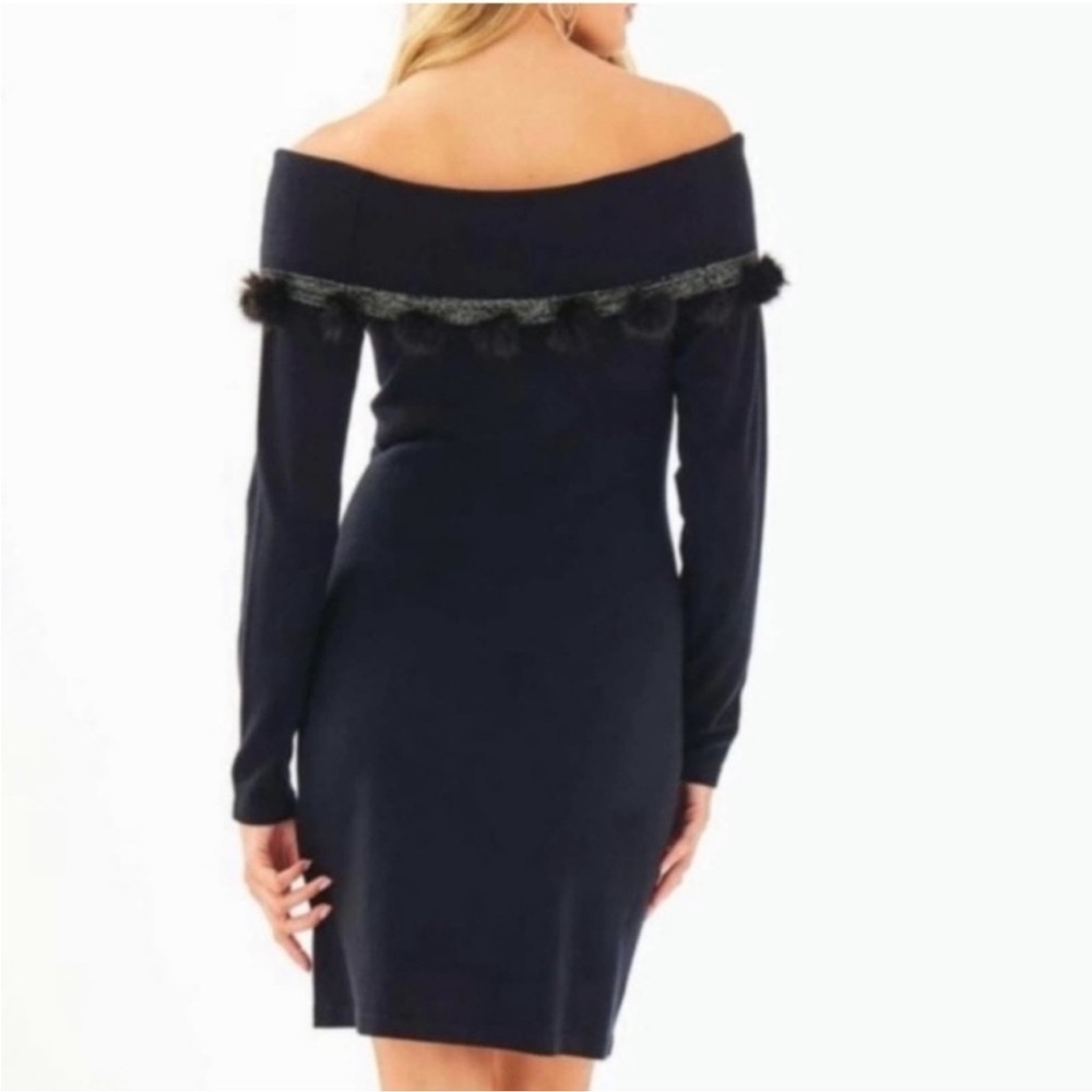 Lilly Pulitzer Black Dunham Sweater Dress XL NWT- style 002370 - Picture 10 of 11